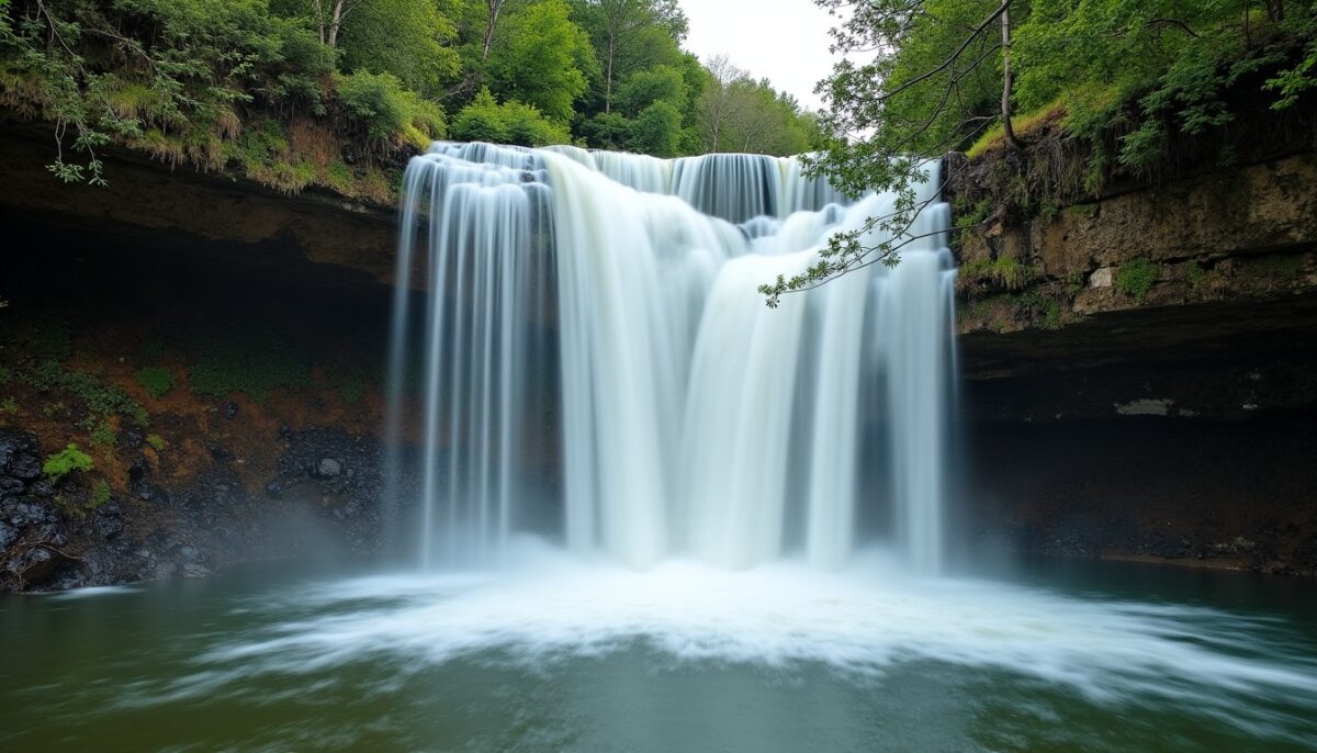 Le Saut de la Forge : une cascade impressionnante de 30 mètres, trésor bien gardé par 50 000 visiteurs