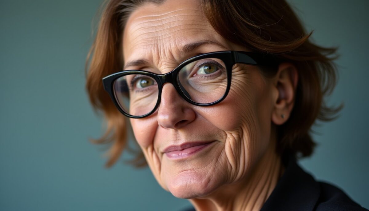 À 62 ans : 5 coupes stylées avec lunettes qui rajeunissent et allègent le visage
