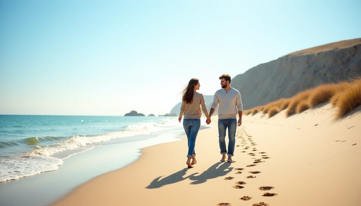 Laissez décembre de côté : découvrez la magie d'une plage de 4,8 km en novembre